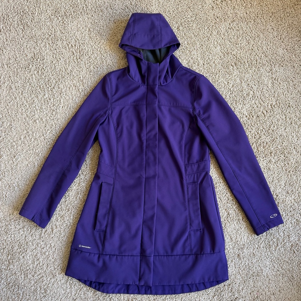 VentureDry Long Hooded Jacket | S | Purple | C9